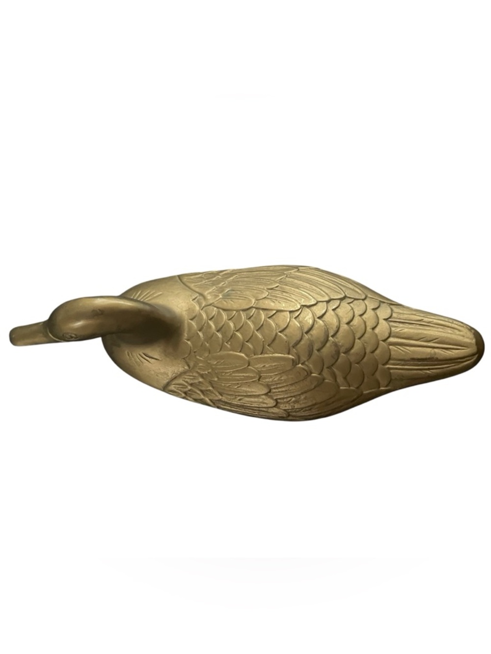 MCM Large Solid Brass Duck - Picture 3 of 7